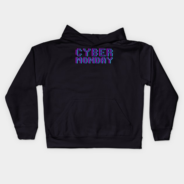 Cyber Monday Kids Hoodie by GMAT